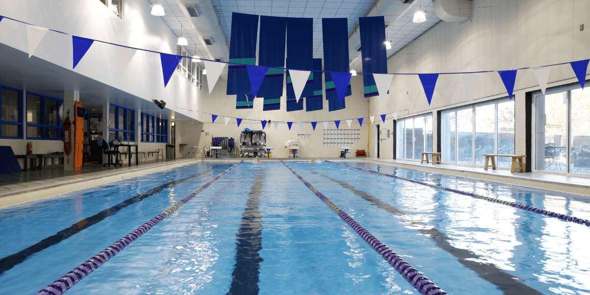 Spokane Club full lap pool aquatics center