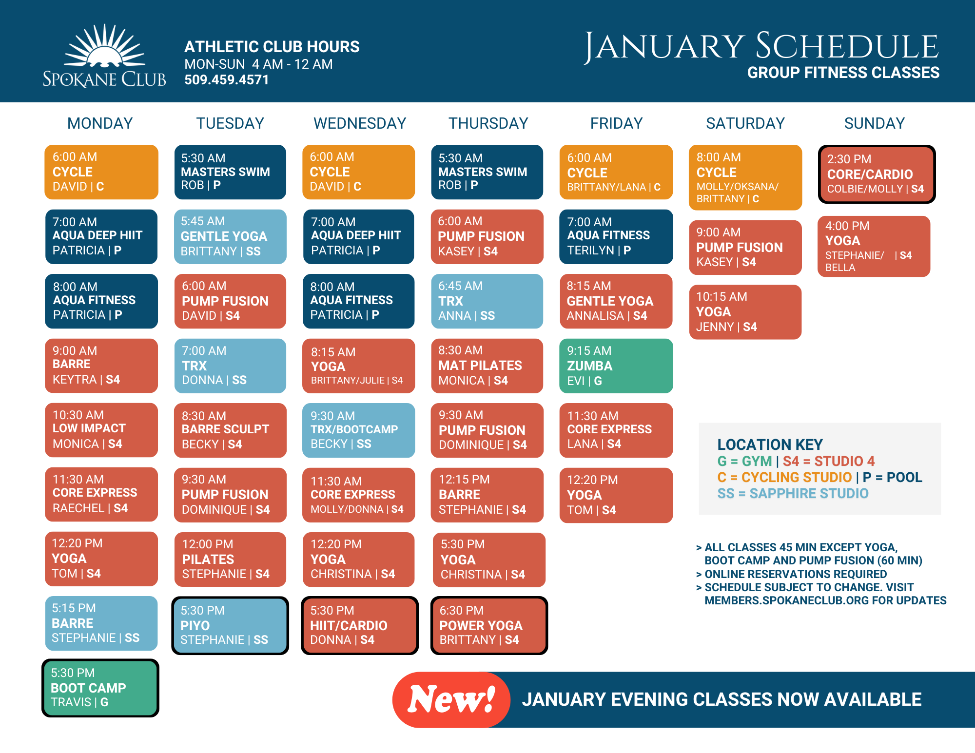 0126 2 Spokane Fitness Schedule