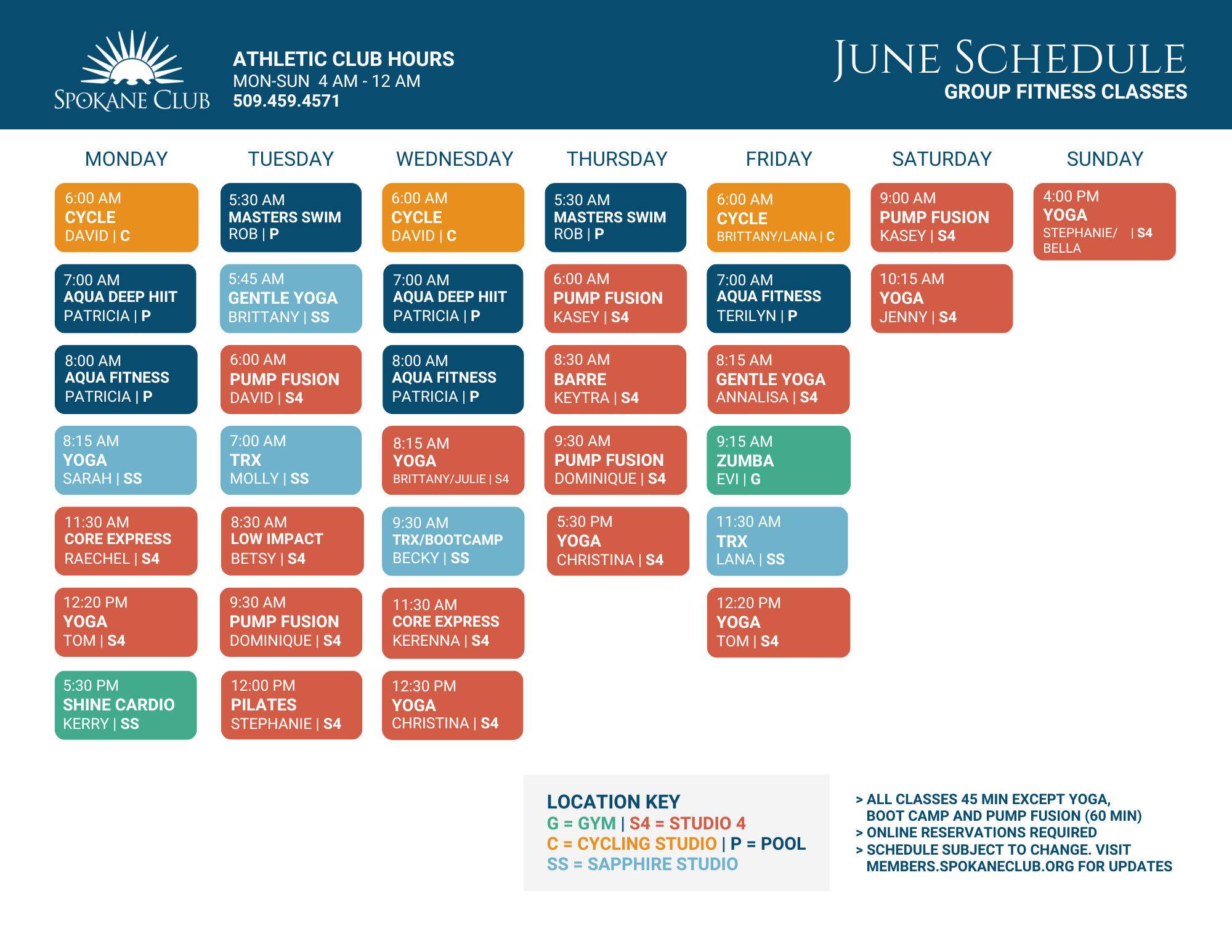 0626 Spokane Fitness Schedule